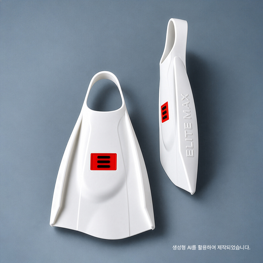DMC 엘리트 맥스 숏핀 화이트 (오리발가방 증정) [DMCEMW04 (WHT)] 디테일